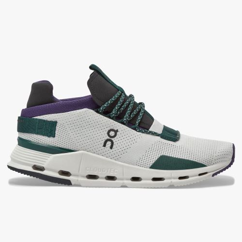 On Cloudnova Tenis Mulher - Branco/Verdes PT-I-485